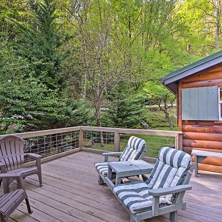 Bryson City Cabin With Fire Pit On Coopers Creek! Exterior photo